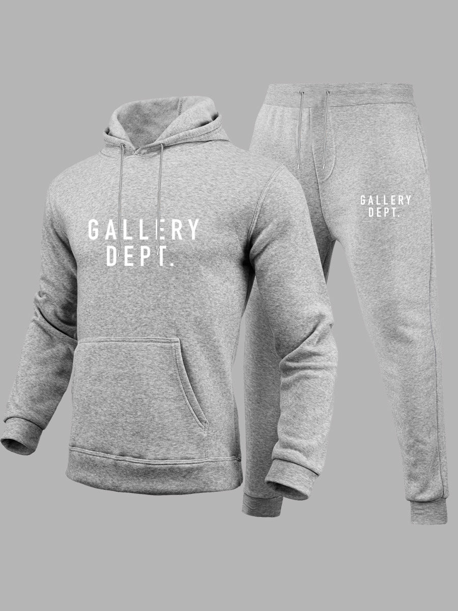 Herren Sweatshirt und Jogginghose Set mit modernem Logo Aliams