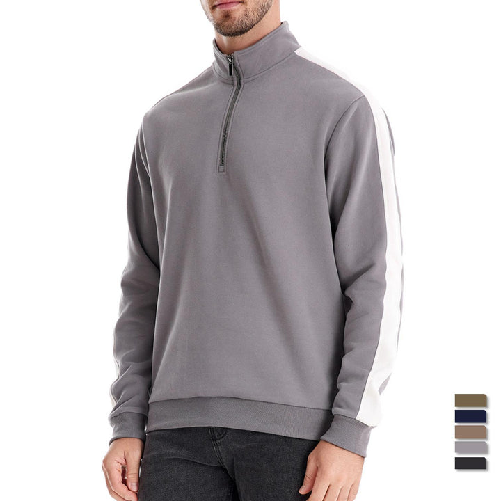 Herren Sportpullover mit Stehkragen Aliams