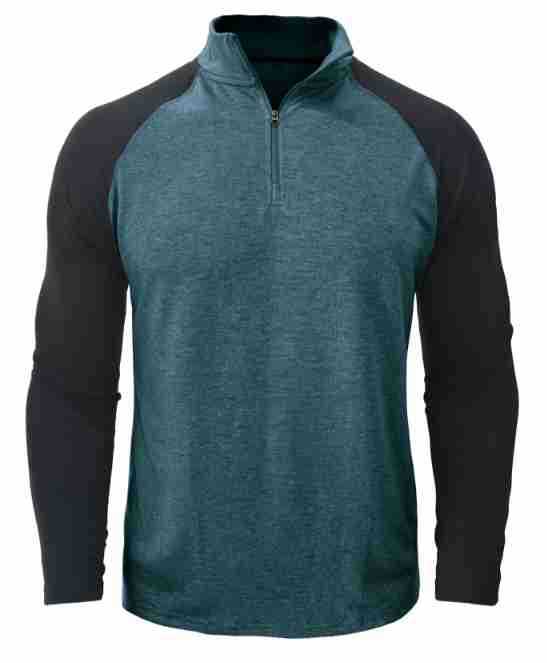 Herren Sportlicher Pullover mit Stehkragen und Reißverschluss Aliams