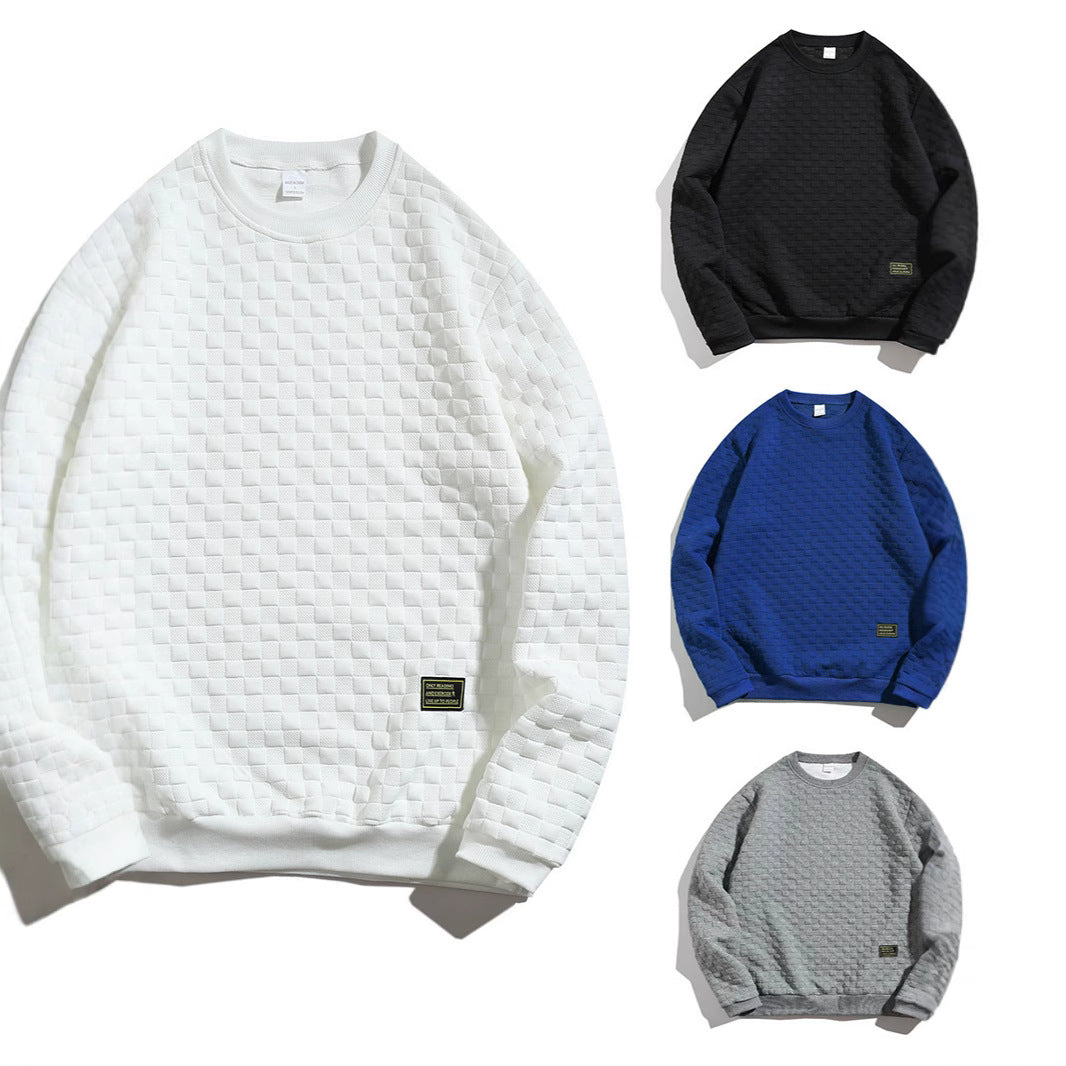 Herren Sweatshirt mit strukturiertem Design und modernem Rundhalsausschnitt Aliams