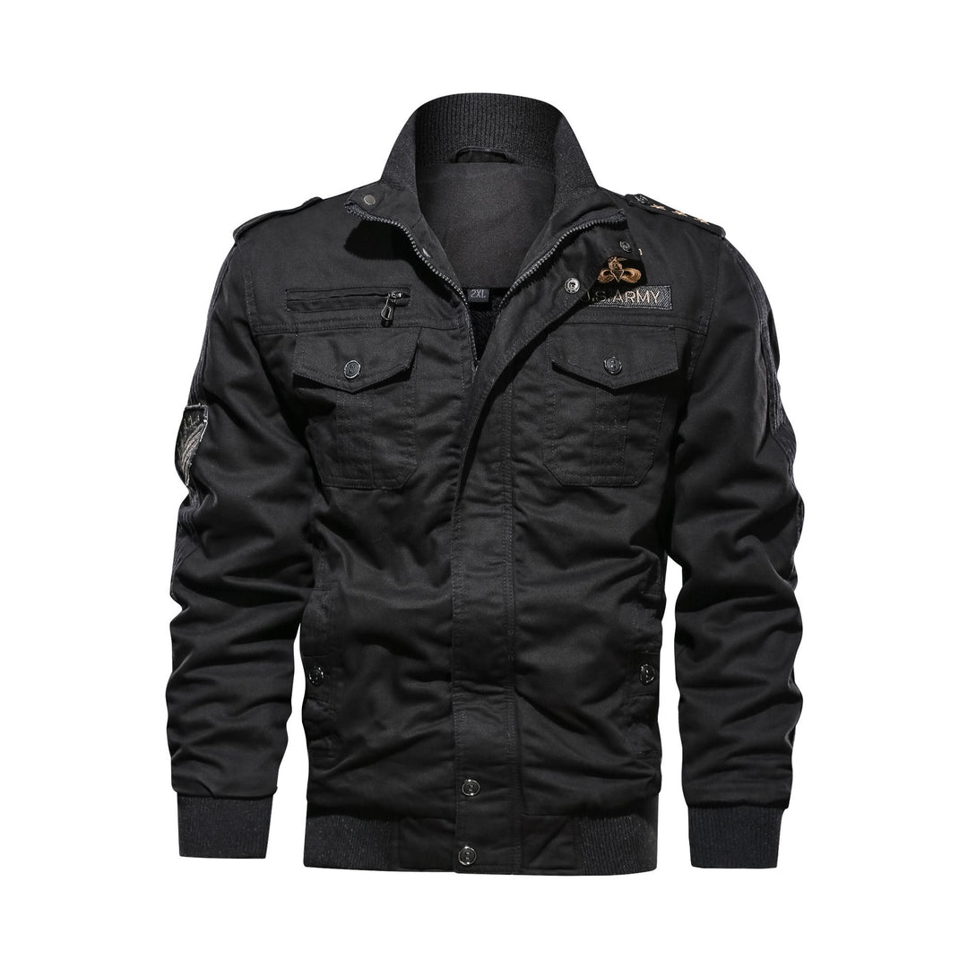 Herren Winterjacke mit funktionalen Taschen und warmem Futter Aliams