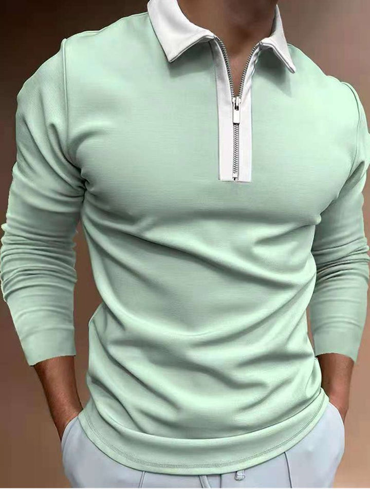 Herren Sportpullover mit stylischem Stehkragen Aliams