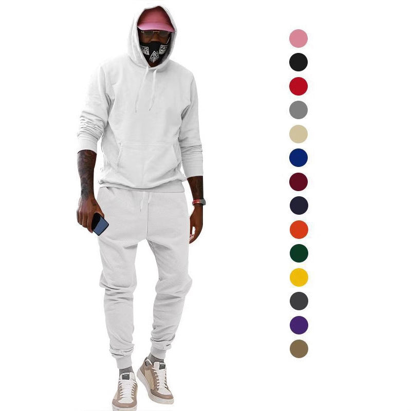 Herren Sportlicher Kapuzenanzug aus hochwertigem Sweatstoff Aliams