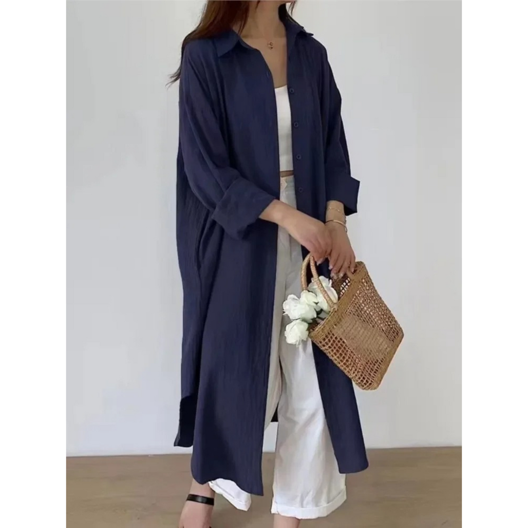 Aliams | Langärmliges Leinenkleid Damenbekleidung