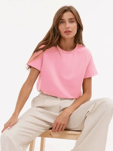Aliams | Klara Damen-T-Shirt Aus 100% Baumwolle