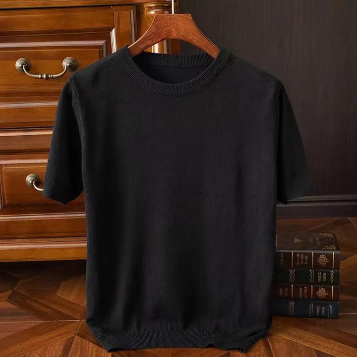 Aliams | Kaschmir Kurzarm T-Shirt