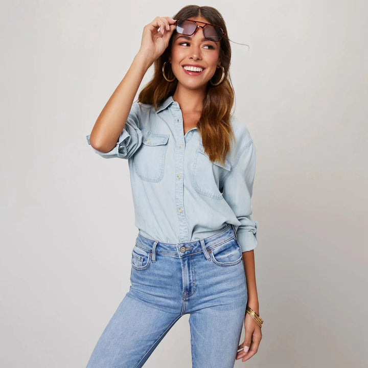 Aliams | Leichte Denim Hemden