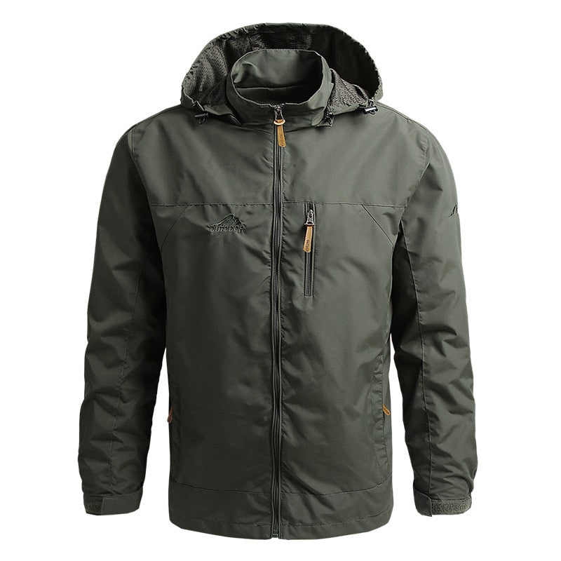 Aliams | Taktische Wasserdichte Herrenjacke mit Kapuze Outdoor-Herrenjacke