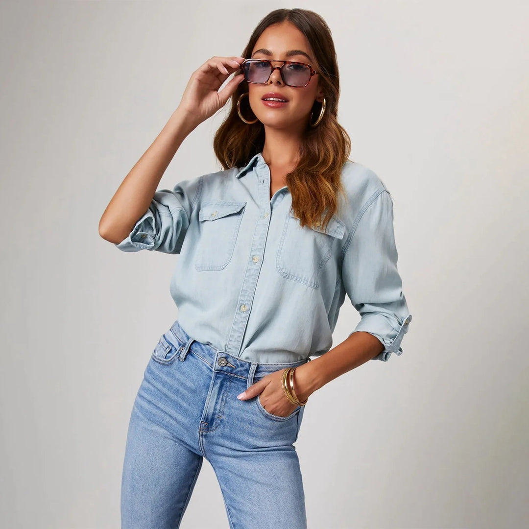Aliams | Leichte Denim Hemden
