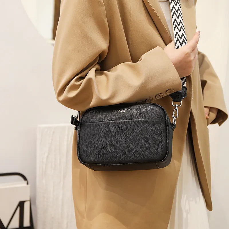 Aliams | Leder Umhängetasche für Frauen
