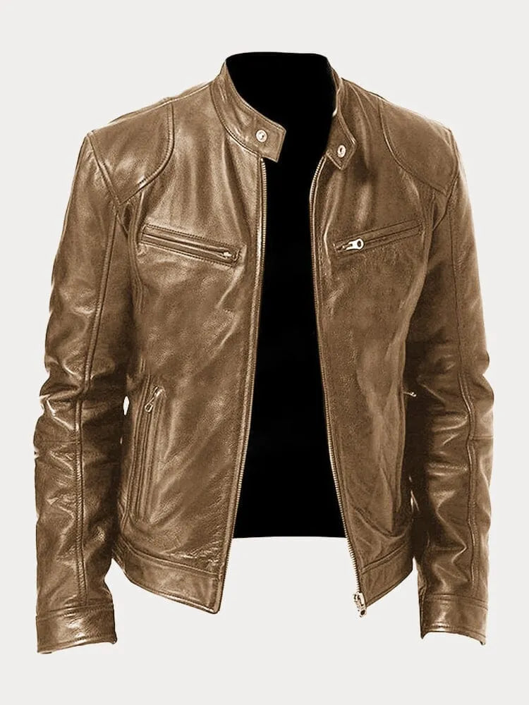 Aliams | Lässige Lederjacke