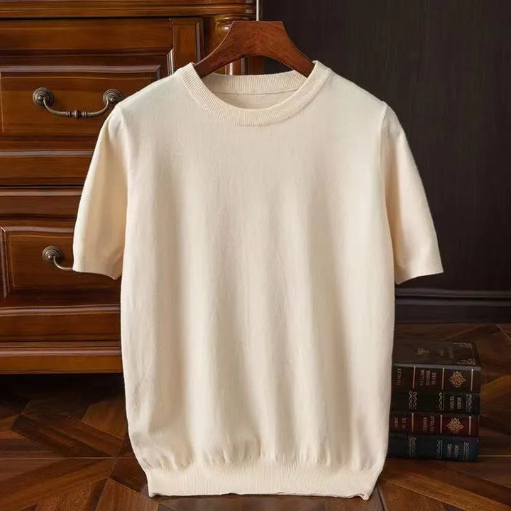 Aliams | Kaschmir Kurzarm T-Shirt