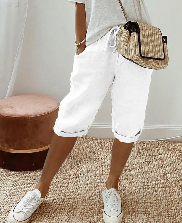 Aliams | Kurze Trendy Modische Kniehose für Damen