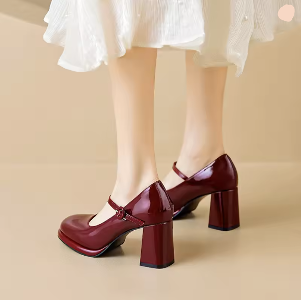 Aliams | Stilvolle Wasserdichte Mary Jane Pumps