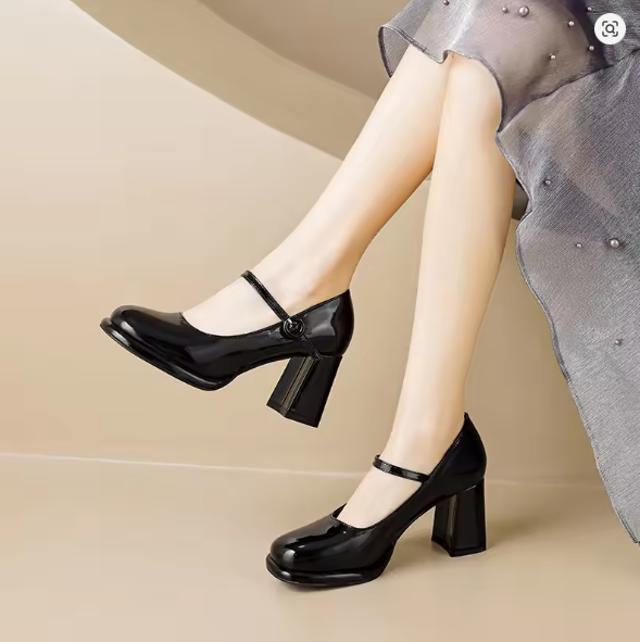 Aliams | Stilvolle Wasserdichte Mary Jane Pumps