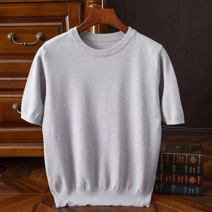 Aliams | Kaschmir Kurzarm T-Shirt