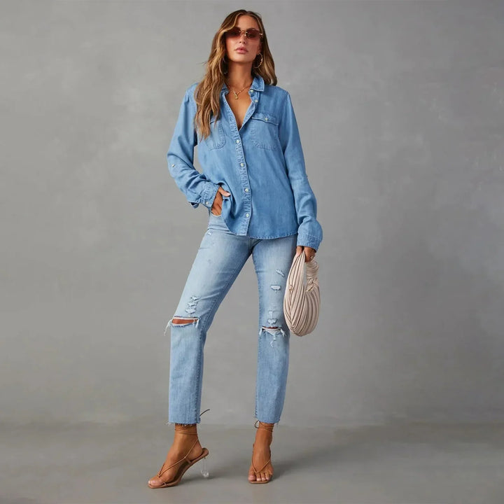 Aliams | Leichte Denim Hemden