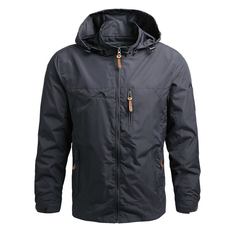Aliams | Taktische Wasserdichte Herrenjacke mit Kapuze Outdoor-Herrenjacke
