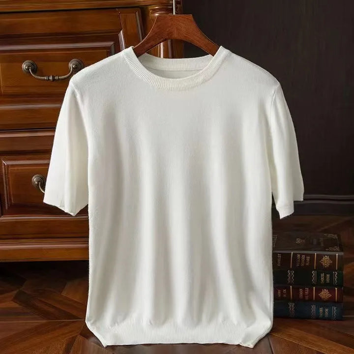 Aliams | Kaschmir Kurzarm T-Shirt