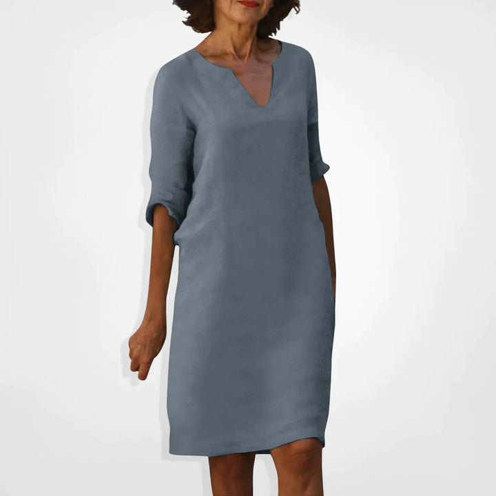 Aliams | Sommerkleid mit V-Ausschnitt