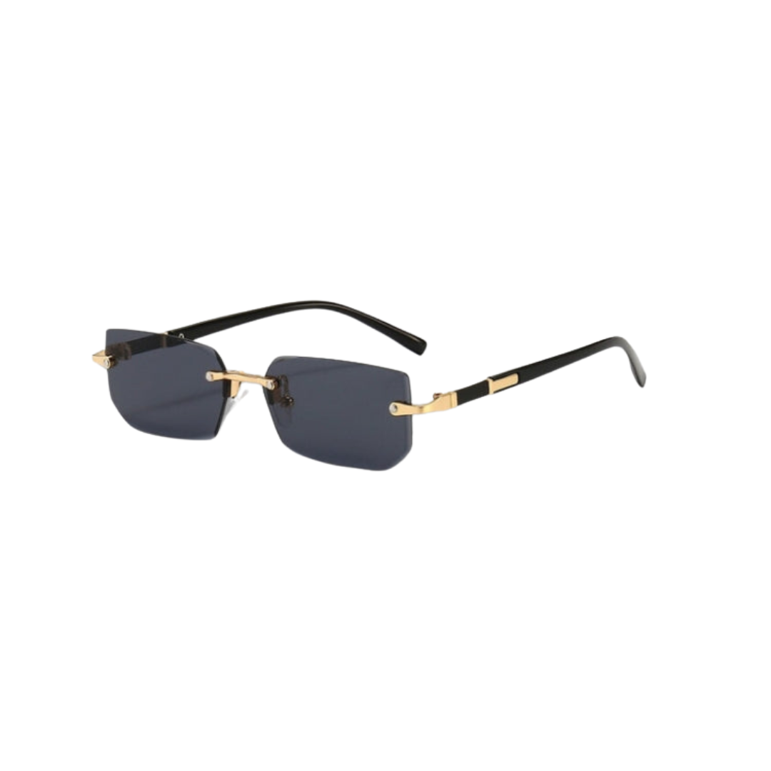 Aliams | Sonnenbrille Modern Rechteckig Rahmenlos Retro