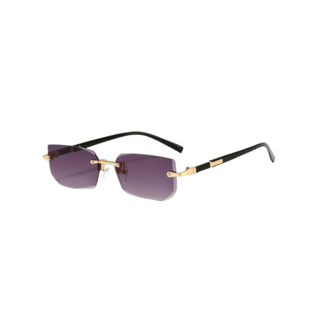 Aliams | Sonnenbrille Modern Rechteckig Rahmenlos Retro
