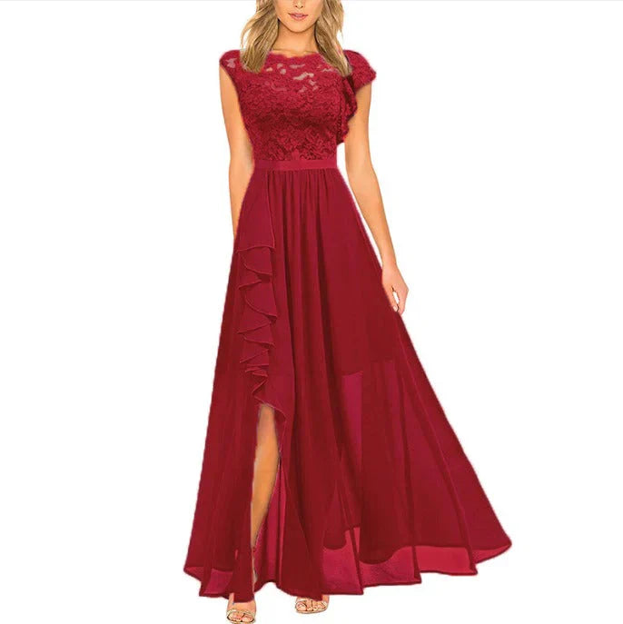 Aliams | Maxi Kleid mit Eleganten Details