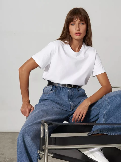 Aliams | Klara Damen-T-Shirt Aus 100% Baumwolle