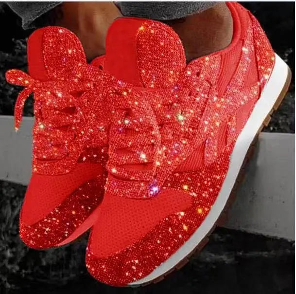 Aliams | Lässige Glitzerschuhe Mit Pailletten