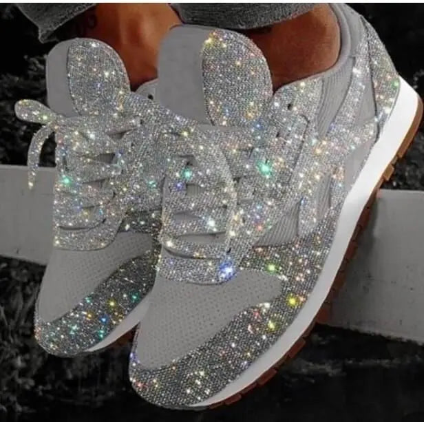 Aliams | Lässige Glitzerschuhe Mit Pailletten