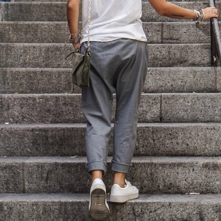 Aliams | Lässige Leinenhose Look