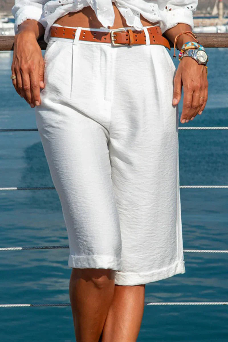 Aliams | Knielange Shorts Stilvoll, Bequem und Zeitlos
