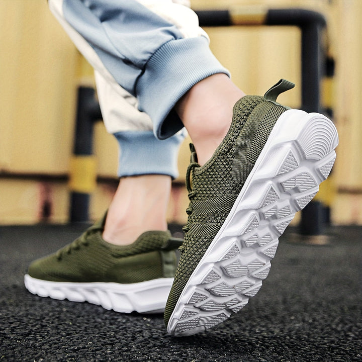 Aliams | Leichte, Atmungsaktive Herren Laufschuhe mit Anti Rutsch