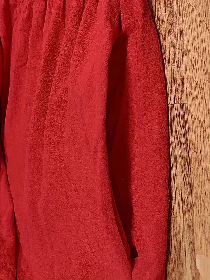 Aliams | Raffinierte Leinen Sommerkleid mit Praktischen Taschen