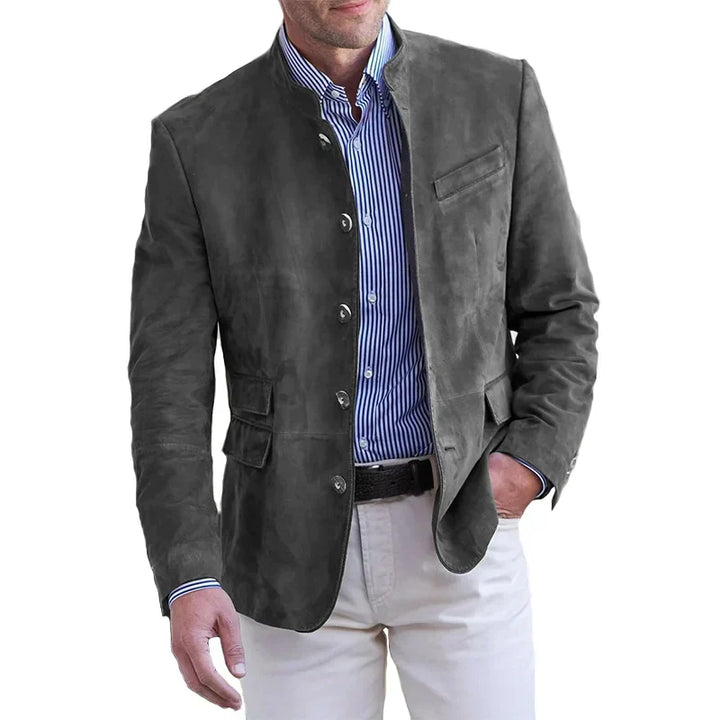 Aliams | Klassische Button Down Jacke für Männer