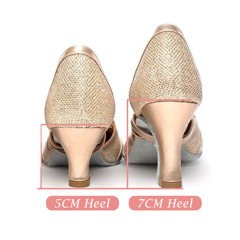 Aliams | Salsa Tanzschuhe Damen Latein Tanzschuhe 7Cm