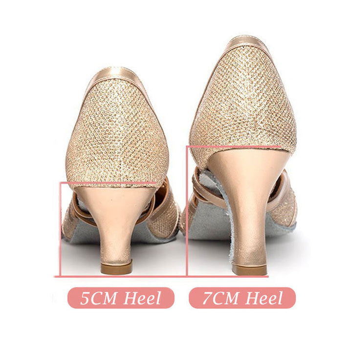 Aliams | Salsa Tanzschuhe Damen Latein Tanzschuhe 7Cm