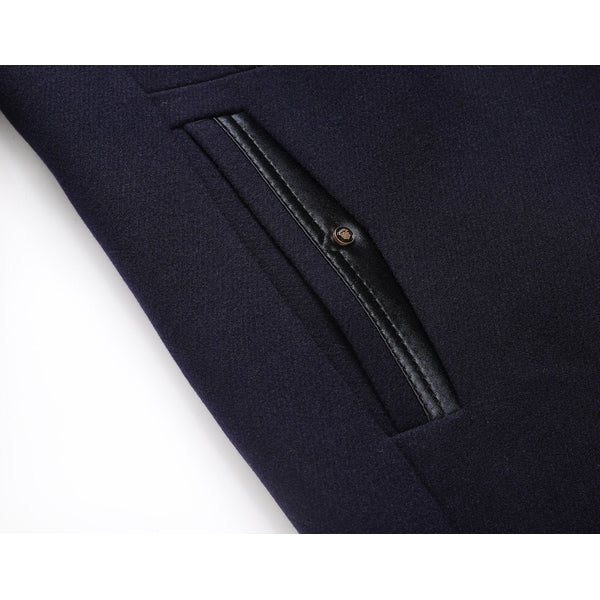 Herren Wintermantel Wollmantel Für Kalte Tage