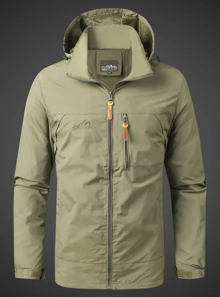 Aliams | Herren Wasserdicht Regenjacke Atmungsaktiv