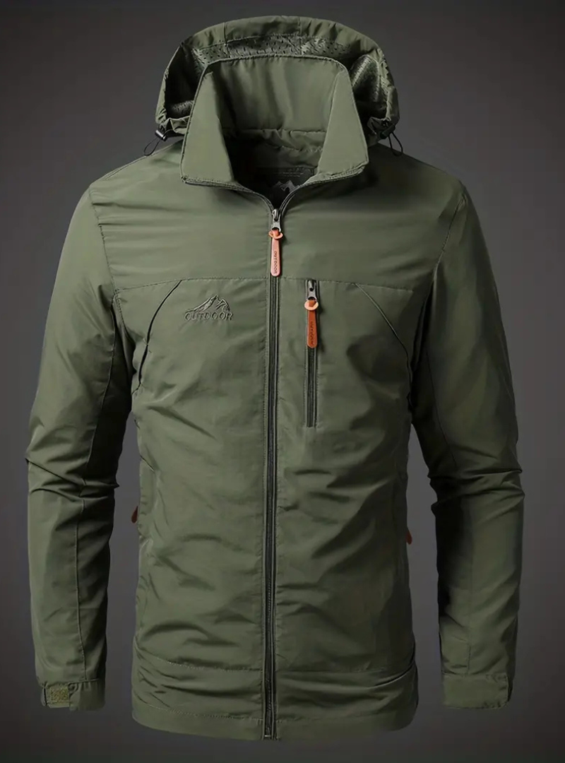 Aliams | Herren Wasserdicht Regenjacke Atmungsaktiv