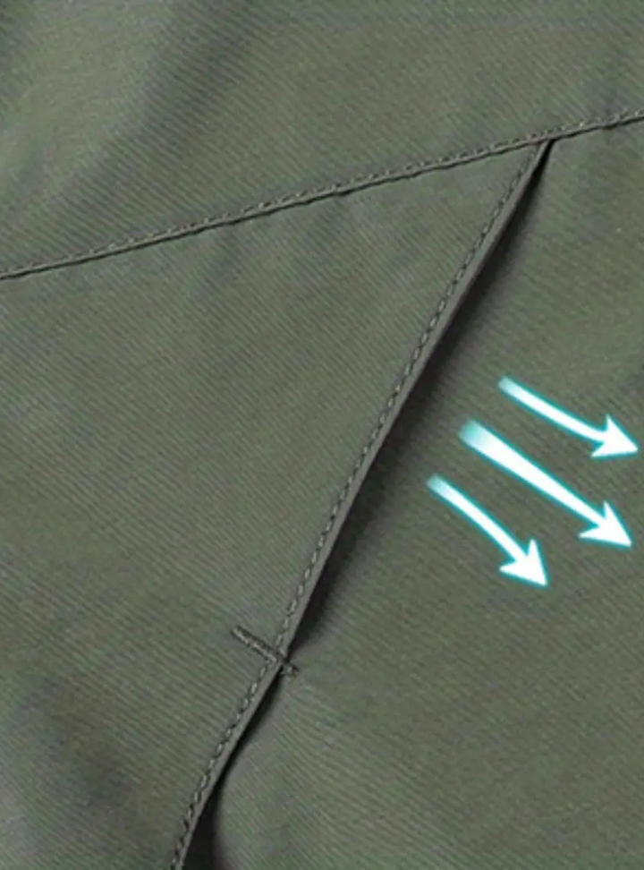 Aliams | Herren Wasserdicht Regenjacke Atmungsaktiv
