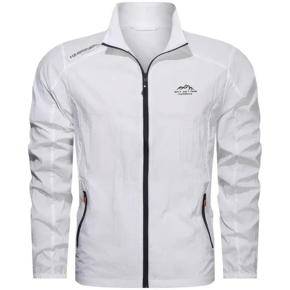 Aliams | Schutz Herren Windjacke mit Reißverschluss Sommerjacke