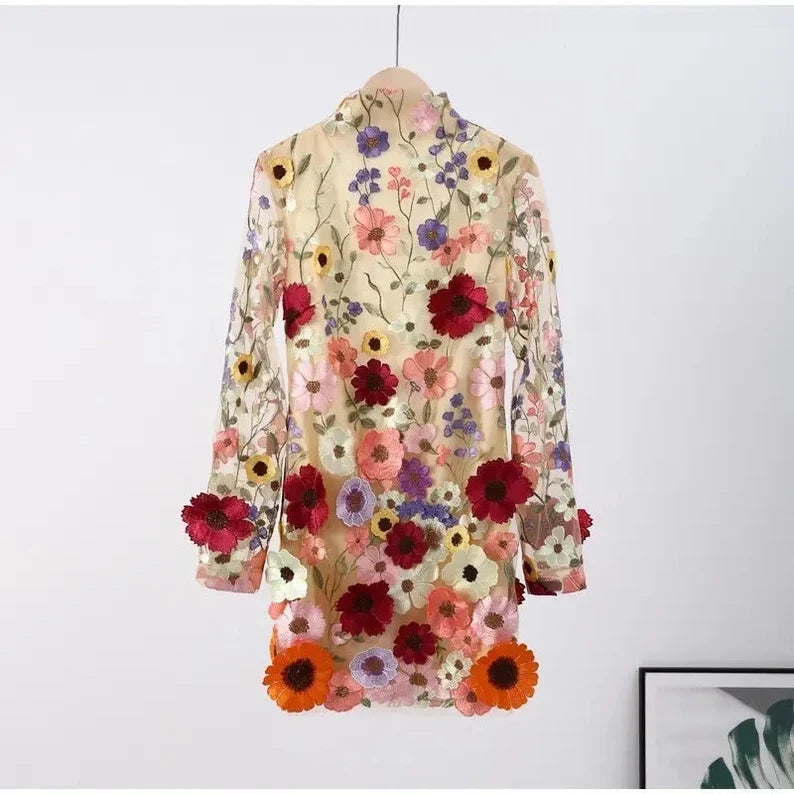 Aliams | Handgefertigtes Blumenkleid
