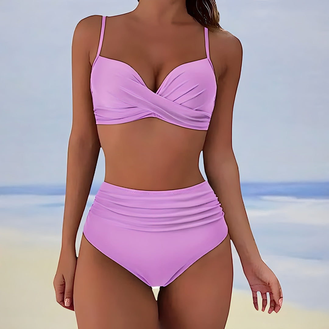 Aliams | Stylischer Bikini mit Hoher Taille