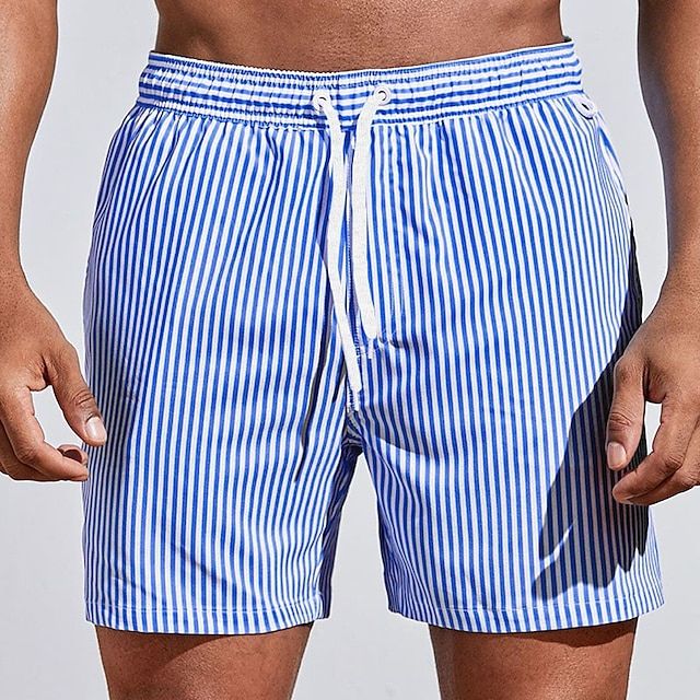 Aliams | Klassische Gestreifte Boardshorts