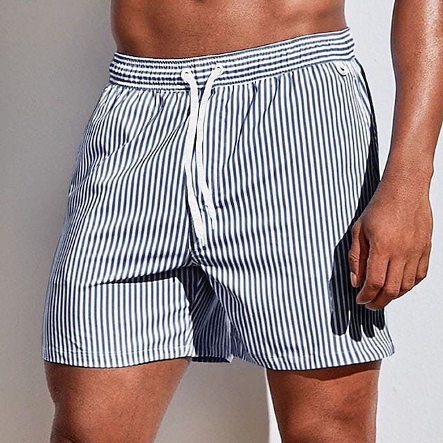 Aliams | Klassische Gestreifte Boardshorts