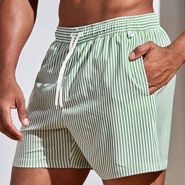 Aliams | Klassische Gestreifte Boardshorts