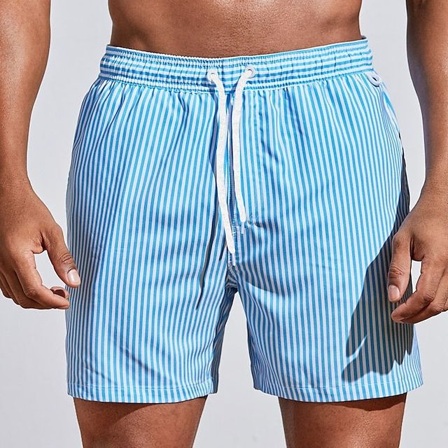 Aliams | Klassische Gestreifte Boardshorts