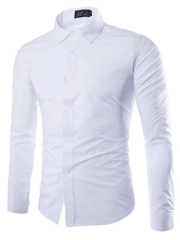 Aliams | Lässiges Bügelfreies Slim Fit Herrenhemd