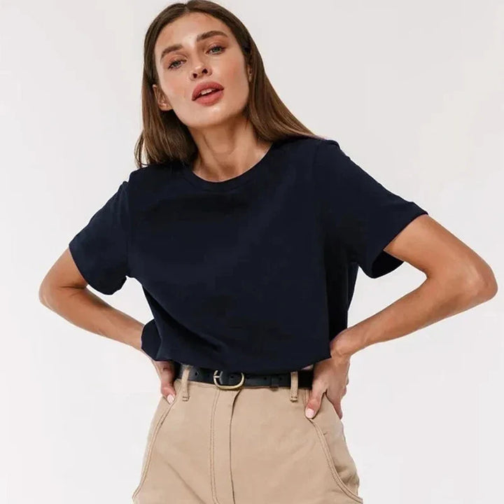 Aliams | Klara Damen-T-Shirt Aus 100% Baumwolle